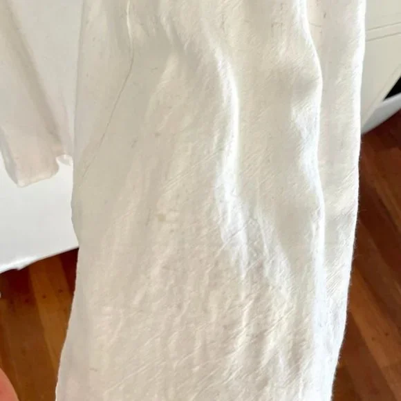 XS ROWIE THE LABEL White cross over back lined mini dress beach - Picture 6 of 8